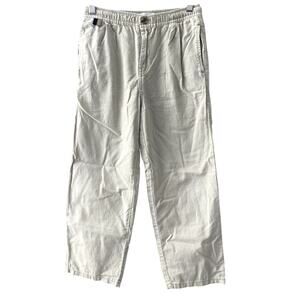 Zara Lightweight Pull On Straight Leg Pants - Sand - 8